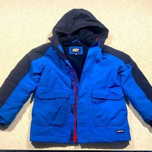 Lands End boys hard shell winter jacket